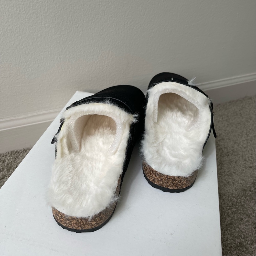 Cozy Slippers Black Shoes Home Size 8 or 39 NEW - Picture 4 of 6